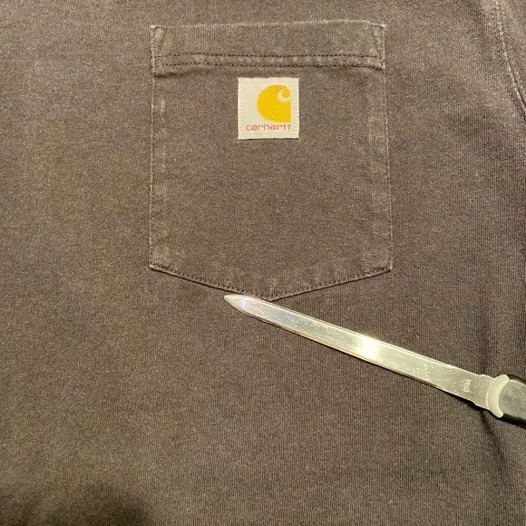 Carhartt Men's Pocket Tee Loose Fit XL Tall Set of Two Shirts 1 Black 1 White - Picture 13 of 13